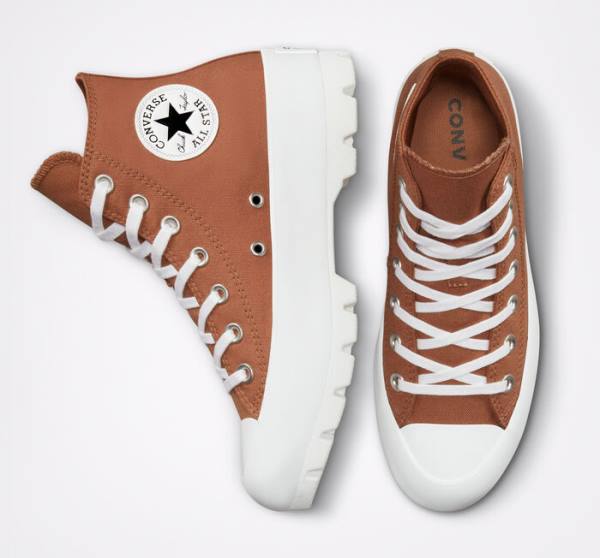 Tenis Altos Converse Chuck Taylor All Star Lugged Seasonal Color Bota Blancos Negros | CV-825JQO