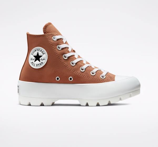 Tenis Altos Converse Chuck Taylor All Star Lugged Seasonal Color Bota Blancos Negros | CV-825JQO