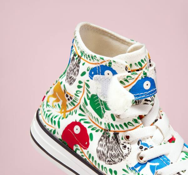 Tenis Altos Converse Chuck Taylor All Star Easy-On Multicolored Animals Bota Multicolor | CV-827IST