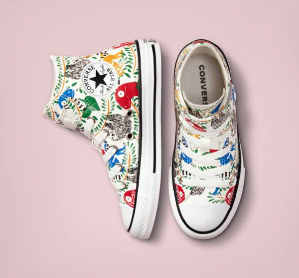 Tenis Altos Converse Chuck Taylor All Star Easy-On Multicolored Animals Bota Multicolor | CV-827IST