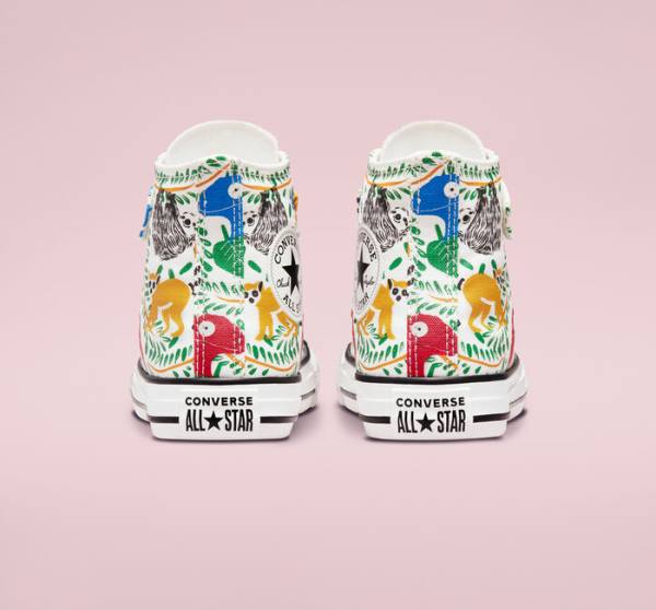 Tenis Altos Converse Chuck Taylor All Star Easy-On Multicolored Animals Bota Multicolor | CV-827IST