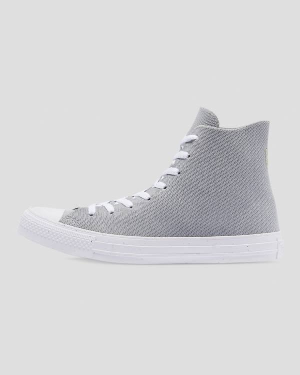 Tenis Altos Converse Chuck Taylor All Star Renew Knit Bota Grises | CV-852BCP