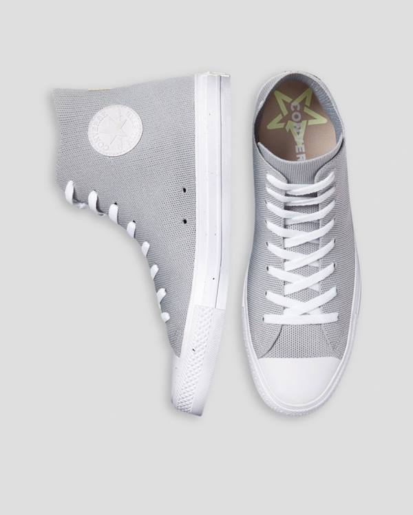 Tenis Altos Converse Chuck Taylor All Star Renew Knit Bota Grises | CV-852BCP