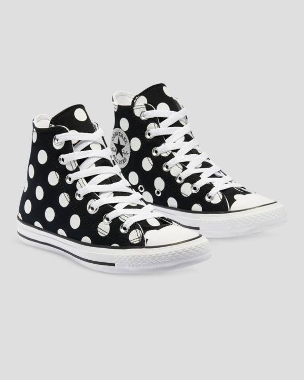 Tenis Altos Converse Chuck Taylor All Star Glitter Shine Bota Negros | CV-964ISZ