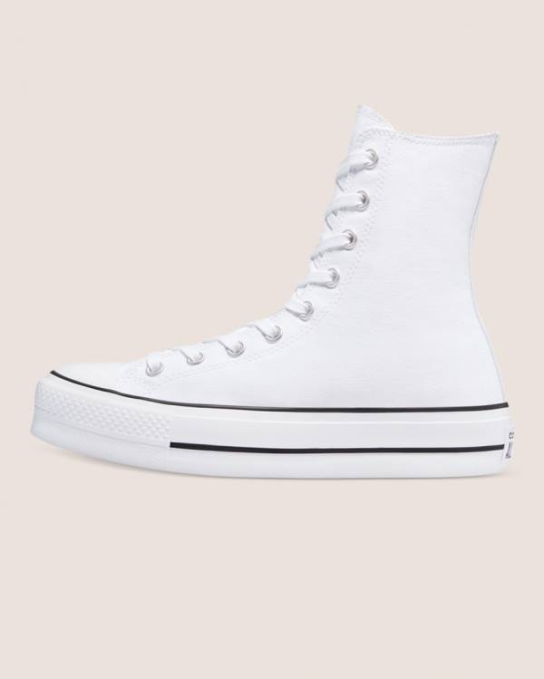 Tenis Altos Converse Chuck Taylor All Star Lift X- Bota Blancos | CV-978RDT