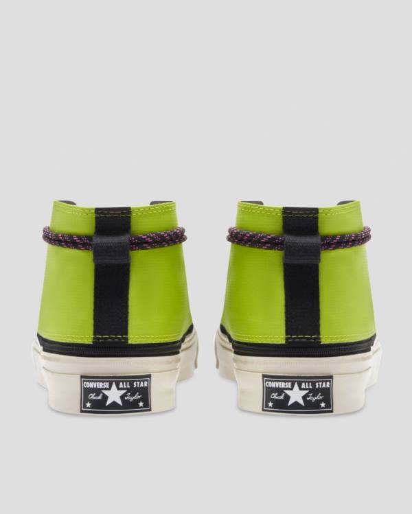 Tenis Altos Converse Deck Star Zip Bota Verdes | CV-216ZSU