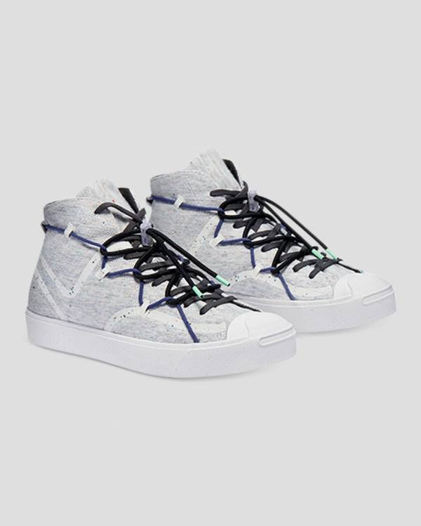 Tenis Altos Converse Jack Purcell Ralley Morphlon Bota Grises | CV-430DQV