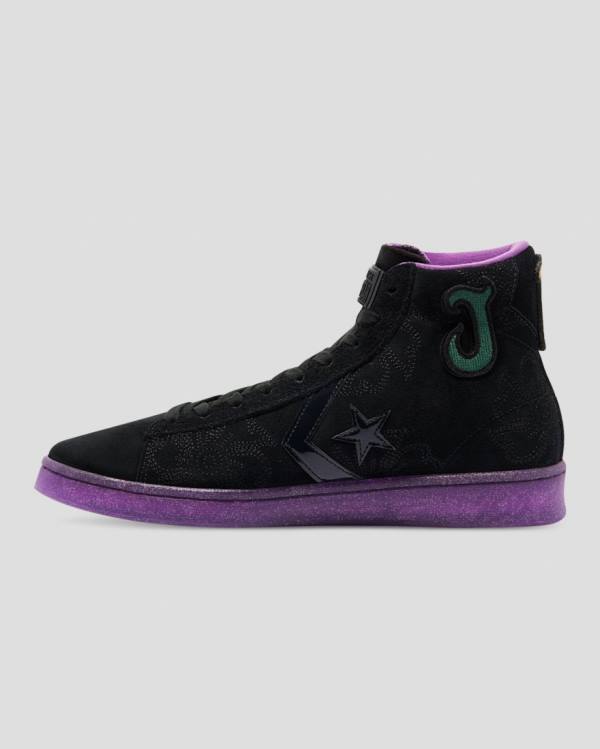 Tenis Altos Converse Joe Freshgoods Pro Cuero Bota Negros | CV-079NYR