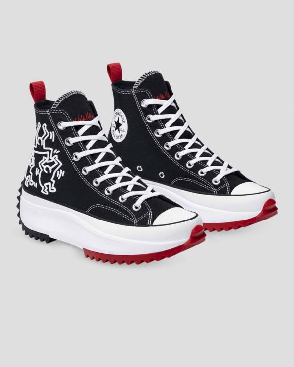 Tenis Altos Converse Keith Haring Run Star Hike Bota Negros | CV-984TLU