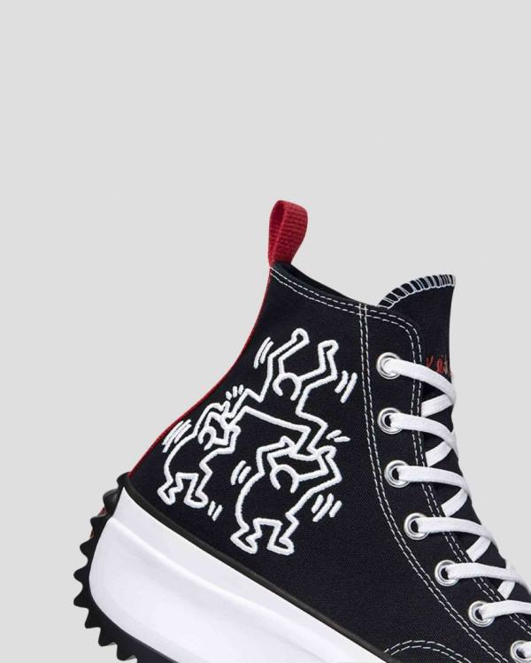 Tenis Altos Converse Keith Haring Run Star Hike Bota Negros | CV-984TLU