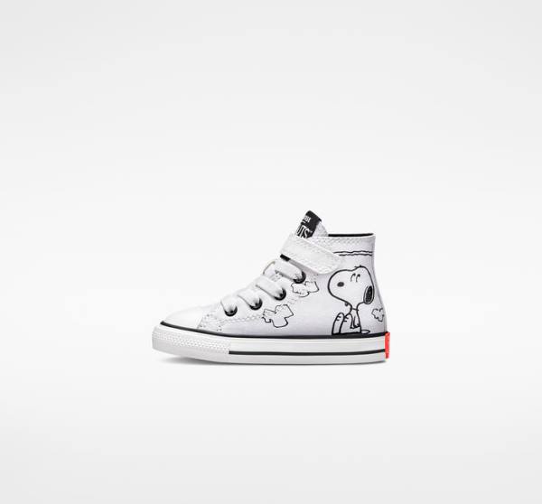 Tenis Altos Converse Peanuts Chuck Taylor All Star Easy-On Bota Blancos Negros Rojos | CV-235ZSM