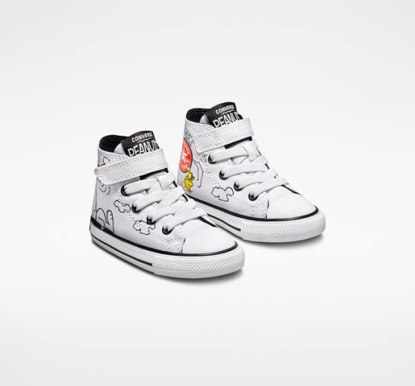 Tenis Altos Converse Peanuts Chuck Taylor All Star Easy-On Bota Blancos Negros Rojos | CV-235ZSM