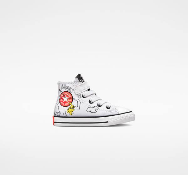 Tenis Altos Converse Peanuts Chuck Taylor All Star Easy-On Bota Blancos Negros Rojos | CV-235ZSM