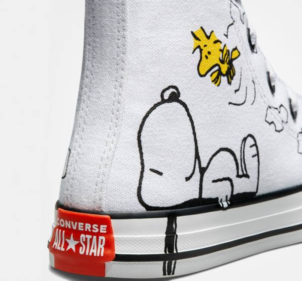 Tenis Altos Converse Peanuts Chuck Taylor All Star Bota Blancos Negros Rojos | CV-961QKW