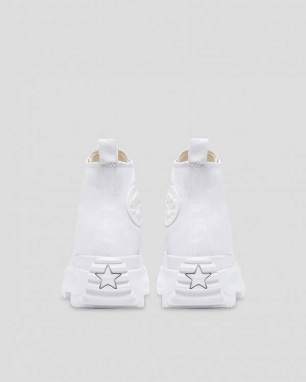 Tenis Altos Converse Run Star Hike All White Bota Blancos | CV-875RWM