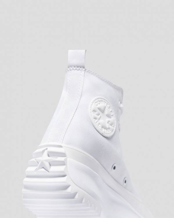 Tenis Altos Converse Run Star Hike All White Bota Blancos | CV-875RWM