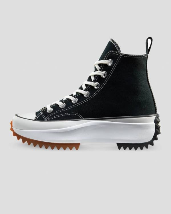 Tenis Altos Converse Run Star Hike Lugged Bota Negros | CV-159TXC