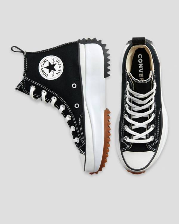 Tenis Altos Converse Run Star Hike Lugged Bota Negros | CV-159TXC