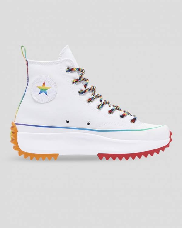 Tenis Altos Converse Run Star Hike Pride Bota Blancos | CV-154DMY