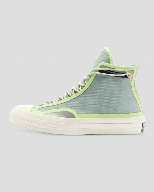 Tenis Altos Converse Seam Tape Chuck 70 Bota Verdes | CV-123YZB