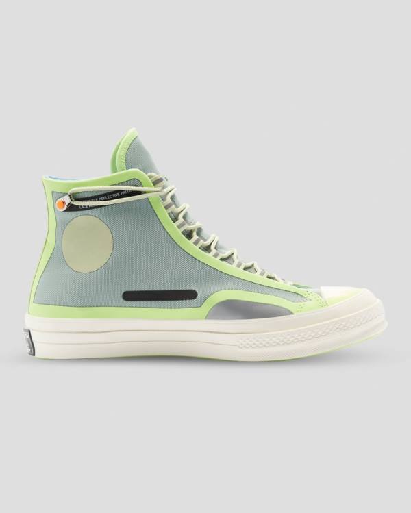 Tenis Altos Converse Seam Tape Chuck 70 Bota Verdes | CV-865DNH