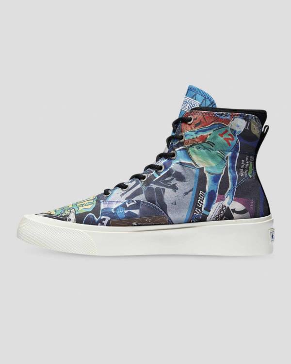 Tenis Altos Converse Skidgrip Beat The World Bota Multicolor | CV-640VWR