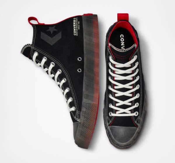 Tenis Altos Converse UNT1TL3D Bota Negros | CV-497YVD