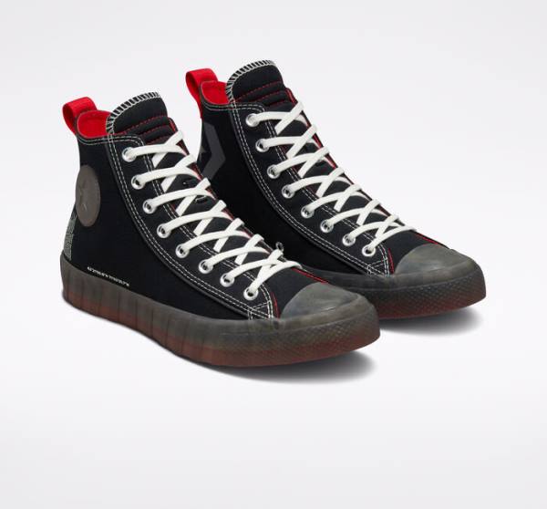 Tenis Altos Converse UNT1TL3D Bota Negros | CV-497YVD