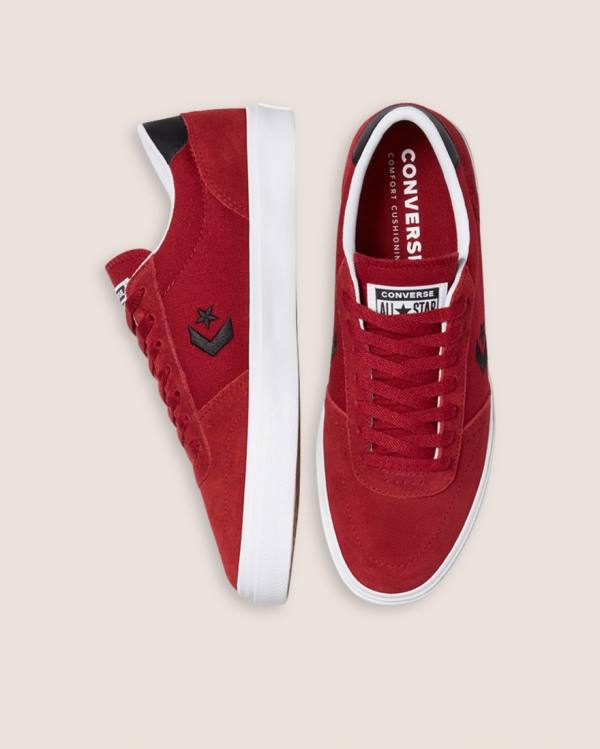 Tenis Bajos Converse Boulevard Gamuza Rojos | CV-345PFU