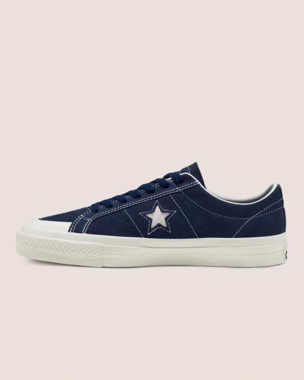 Tenis Bajos Converse CONS Alexis Sablone One Star Pro Gamuza Azules | CV-713XAE