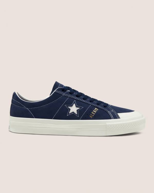 Tenis Bajos Converse CONS Alexis Sablone One Star Pro Gamuza Azules | CV-713XAE