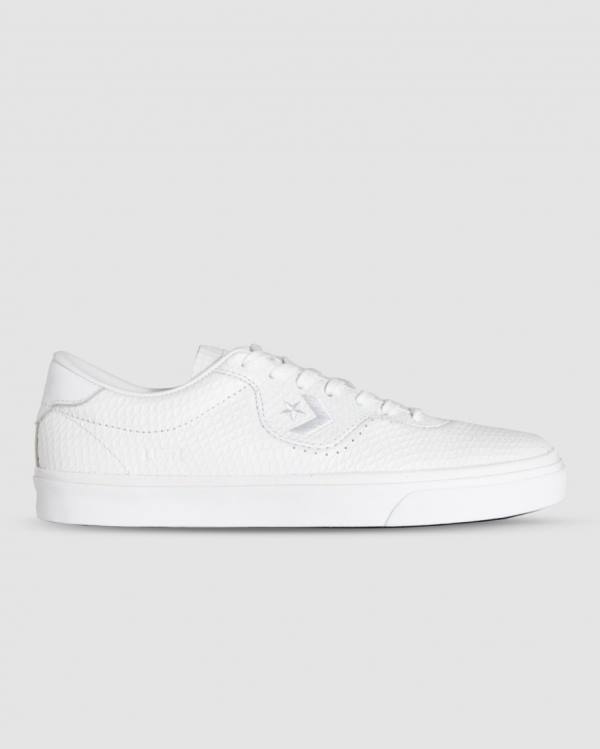 Tenis Bajos Converse CONS Louie Lopez Pro Cuero Blancos | CV-809BYA