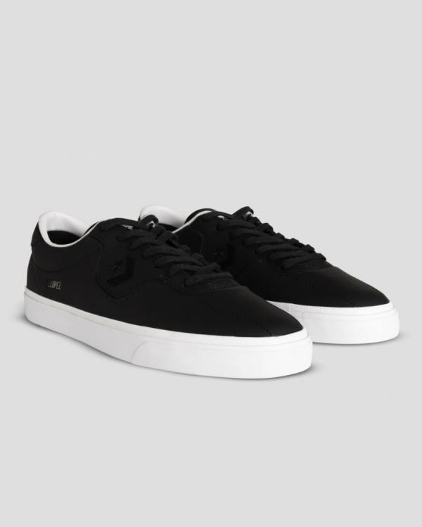 Tenis Bajos Converse CONS Louie Lopez Pro Cuero Negros | CV-861XOY