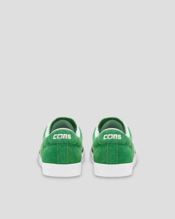 Tenis Bajos Converse Checkpoint Pro Pigskin Gamuza Verdes | CV-389JAF