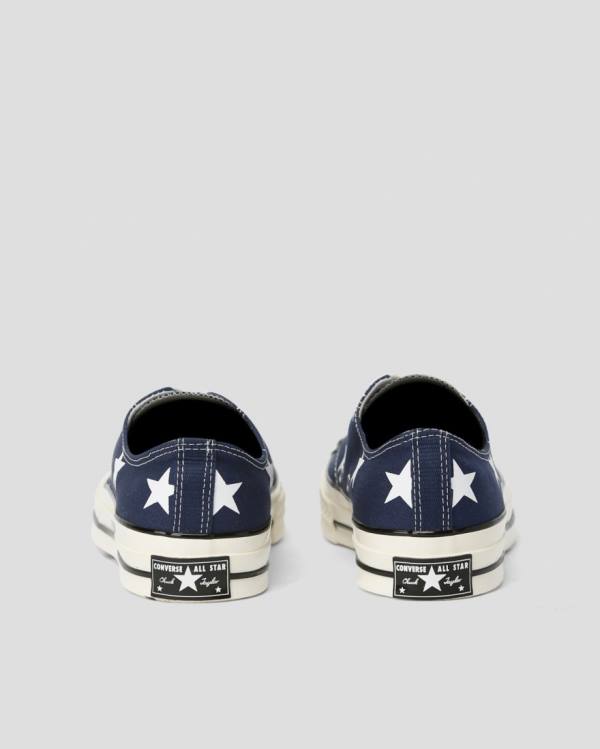 Tenis Bajos Converse Chuck 70 Archive Print Azules | CV-073ACT