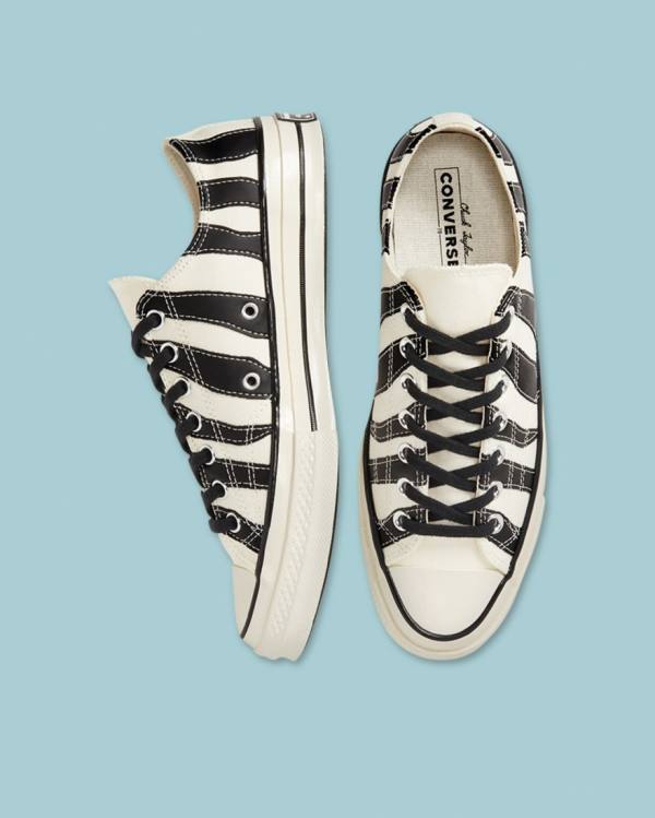 Tenis Bajos Converse Chuck 70 Archive Zebra Overlay Beige | CV-189IRG