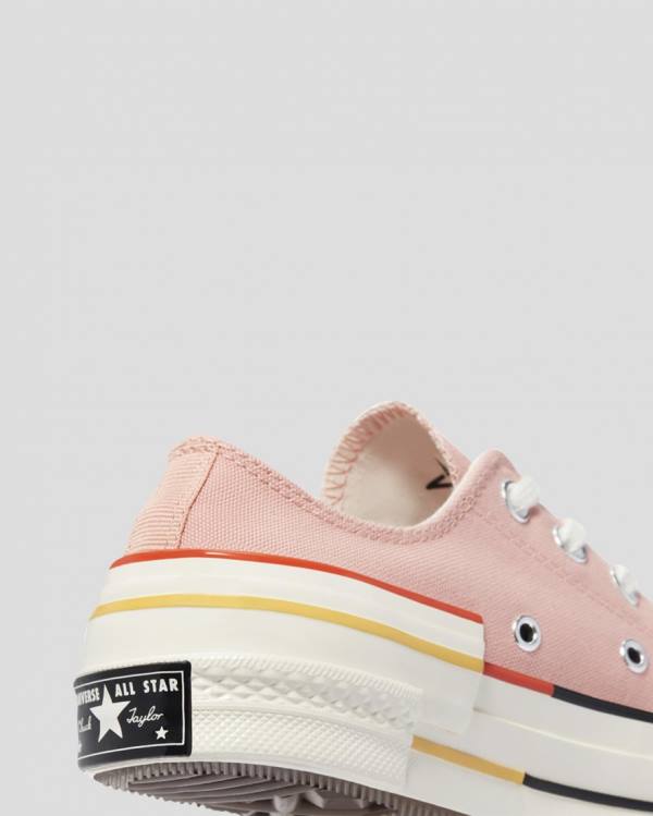 Tenis Bajos Converse Chuck 70 Colour Block Rosas | CV-128DFK