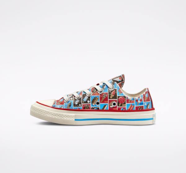 Tenis Bajos Converse Chuck 70 Frozen Treats Rojos Azules | CV-271HLX