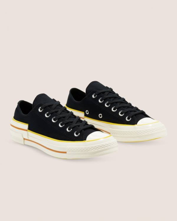 Tenis Bajos Converse Chuck 70 Hacked Heel Negros | CV-093BKU