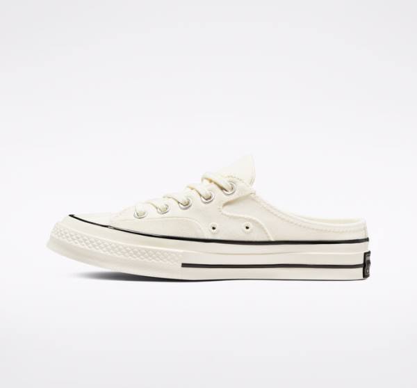 Tenis Bajos Converse Chuck 70 Mule Negros | CV-327NTS