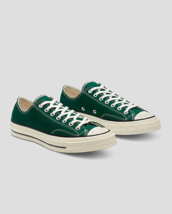 Tenis Bajos Converse Chuck 70 Organic Lona Verdes | CV-287KVX