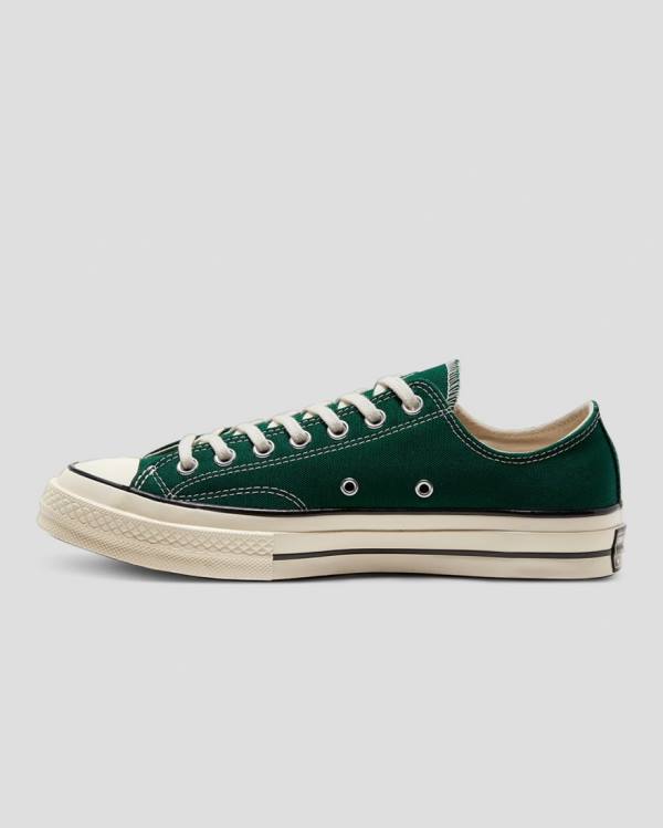 Tenis Bajos Converse Chuck 70 Organic Lona Verdes | CV-287KVX