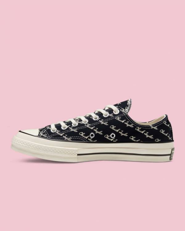 Tenis Bajos Converse Chuck 70 Signature Negros | CV-145IEP