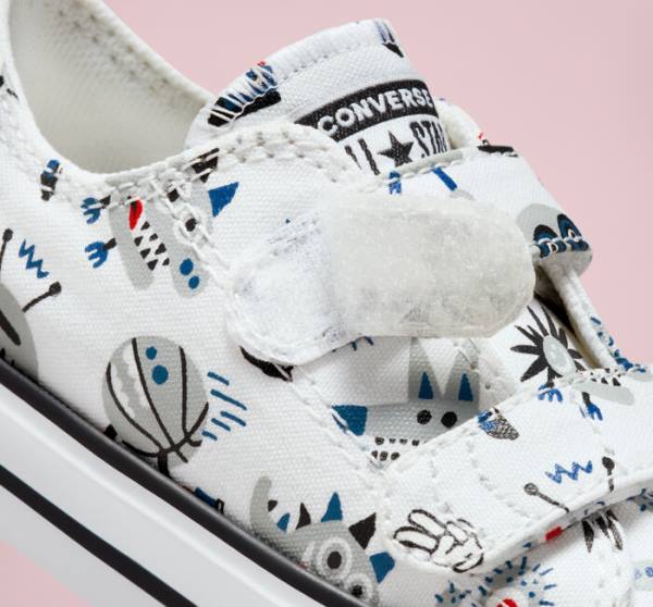 Tenis Bajos Converse Chuck Taylor All Star Easy-On Creatures Blancos Grises Azules | CV-056YKF