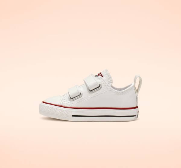 Tenis Bajos Converse Chuck Taylor All Star Easy-On Cuero Blancos | CV-068NEG