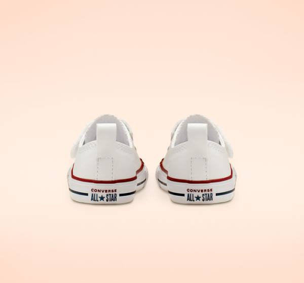 Tenis Bajos Converse Chuck Taylor All Star Easy-On Cuero Blancos | CV-068NEG