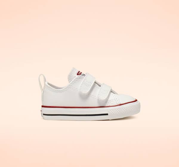 Tenis Bajos Converse Chuck Taylor All Star Easy-On Cuero Blancos | CV-068NEG