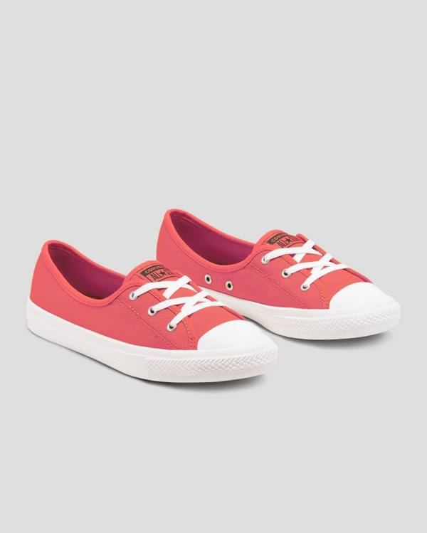 Tenis Bajos Converse Chuck Taylor All Star Ballet Seasonal Colour Rosas | CV-069GHP