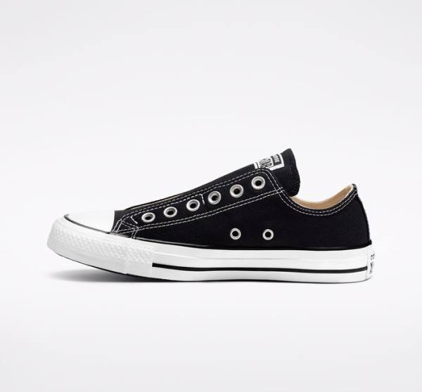 Tenis Bajos Converse Chuck Taylor All Star Slip Negros Blancos | CV-126OGA