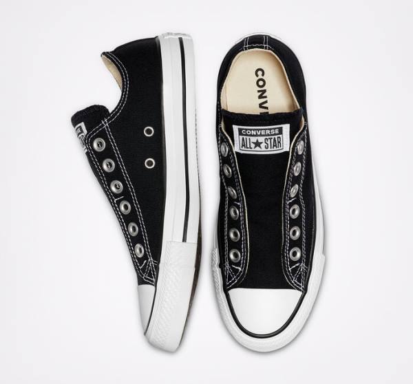 Tenis Bajos Converse Chuck Taylor All Star Slip Negros Blancos | CV-126OGA